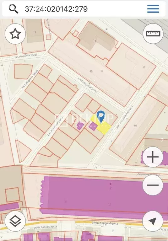 Участок в Иваново, Пограничный переулок (4.05 м) - Фото 1