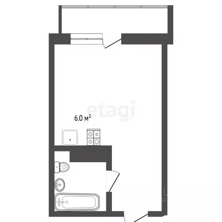 Студия Тюменская область, Тюменский муниципальный округ, д. Патрушева ... - Фото 2