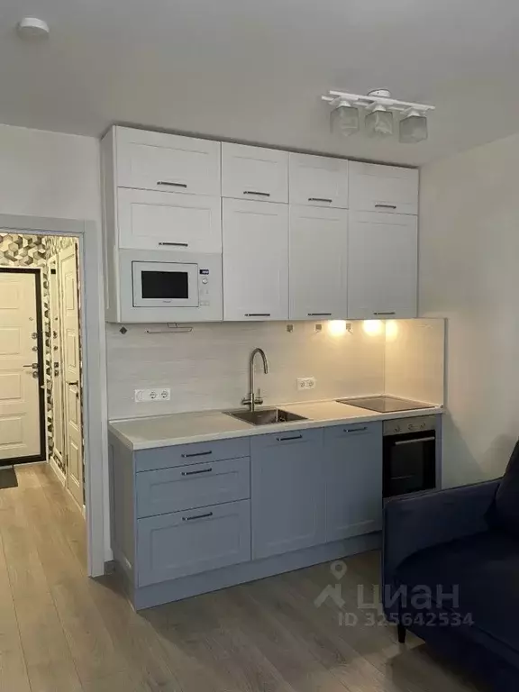 Студия Санкт-Петербург пос. Парголово, Заречная ул., 41 (23.0 м) - Фото 1