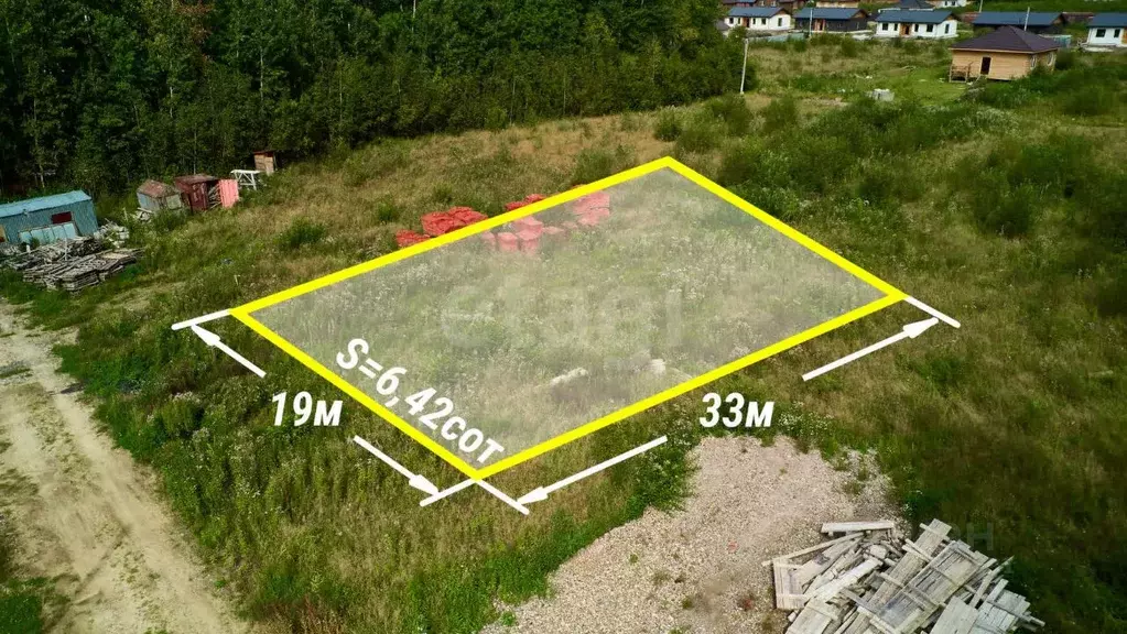 Участок в Томская область, Томский район, Слобода Вольная ДНП проезд ... - Фото 1