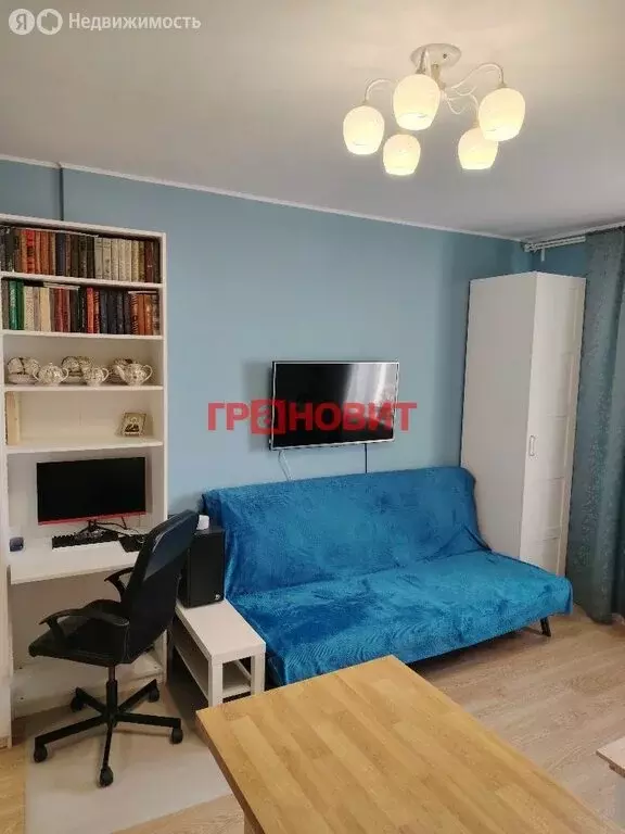 Квартира-студия: Новосибирск, улица Немировича-Данченко, 122/3 (28.2 ... - Фото 1