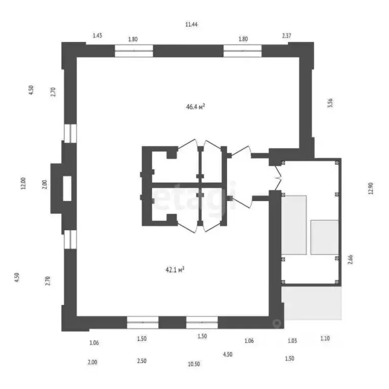 Офис в Ханты-Мансийский АО, Ханты-Мансийск Водопроводная ул., 1 (738 ... - Фото 1
