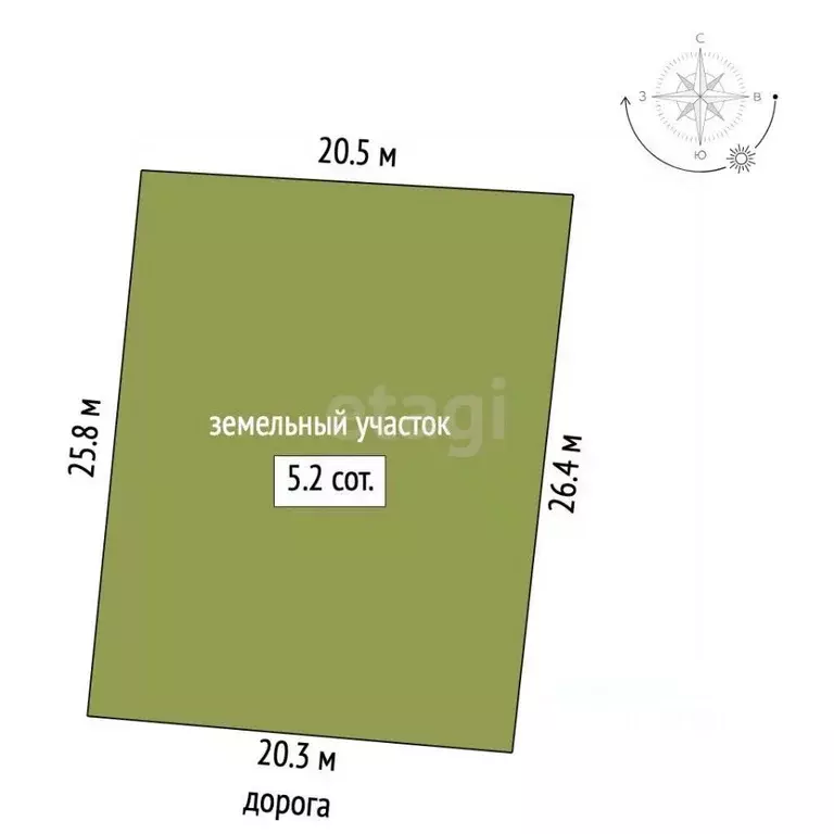 Участок в Мордовия, Саранск просп. 50 лет Октября (5.2 сот.) - Фото 2
