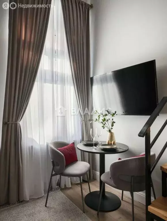 Квартира-студия: Москва, Девяткин переулок, 4 (17.8 м) - Фото 2