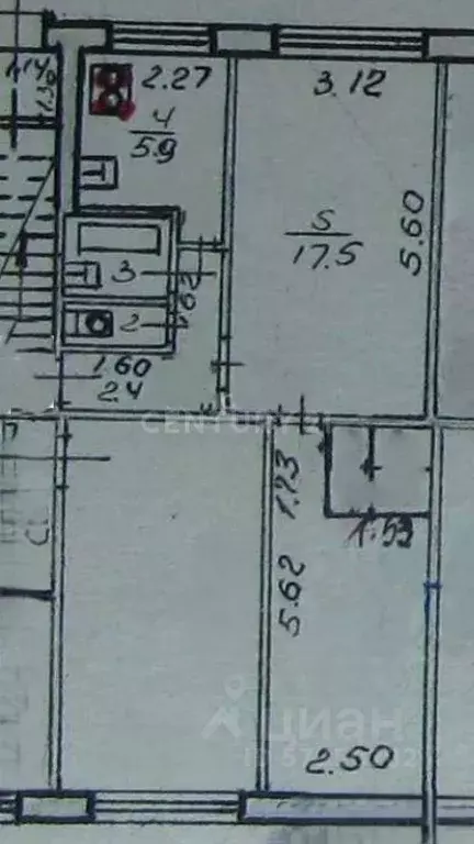 2-к кв. Липецкая область, Липецкий муниципальный округ, с. Частая ... - Фото 2