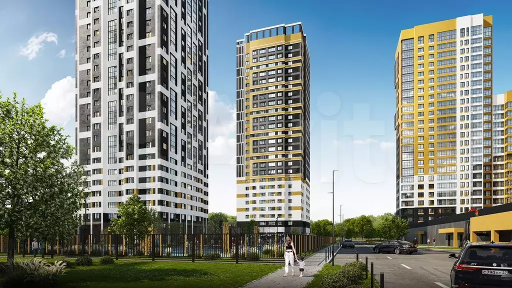 Квартира-студия, 23,8 м, 3/25 эт. - Фото 1