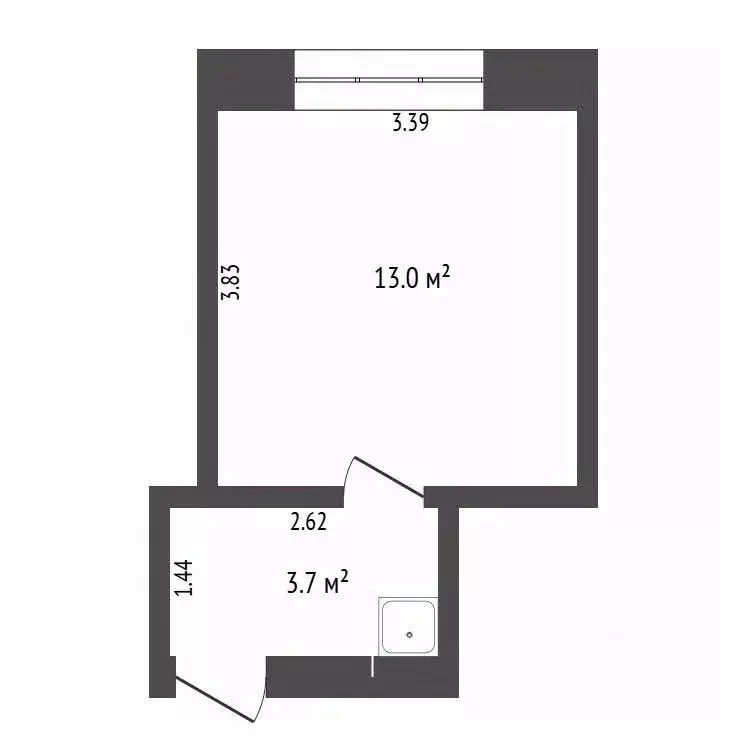 Комната Тюменская область, Тюмень Олимпийская ул., 17 (13.0 м) - Фото 2