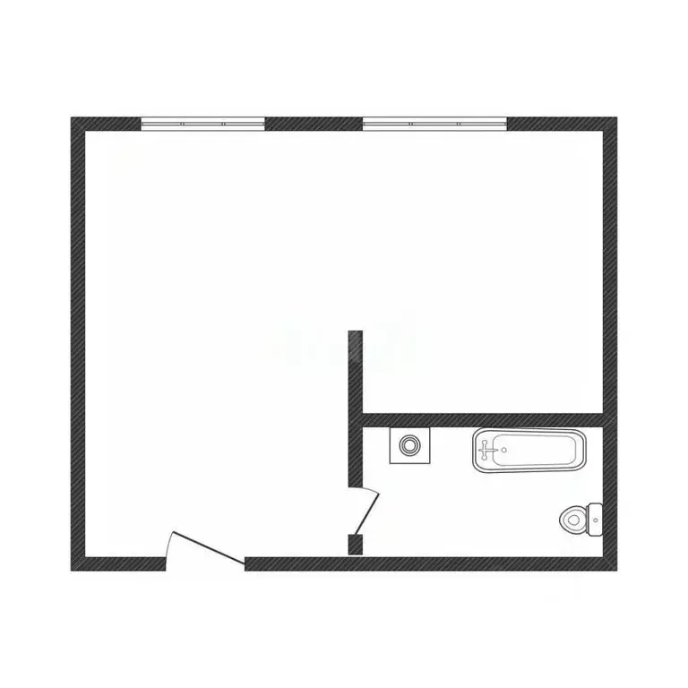 Студия Алтайский край, Бийск Согренная ул., 21 (24.0 м) - Фото 2