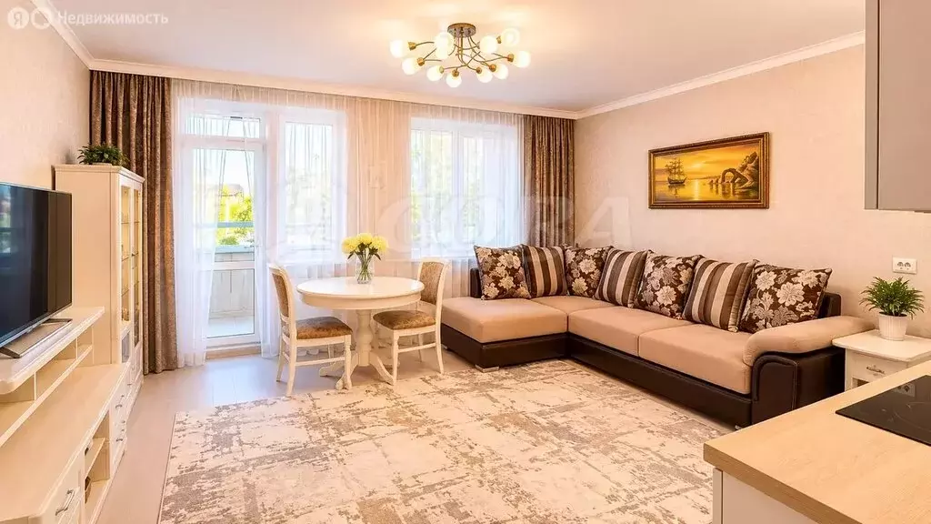 Квартира-студия: Тюмень, проезд Воронинские Горки, 99Б (30 м) - Фото 1