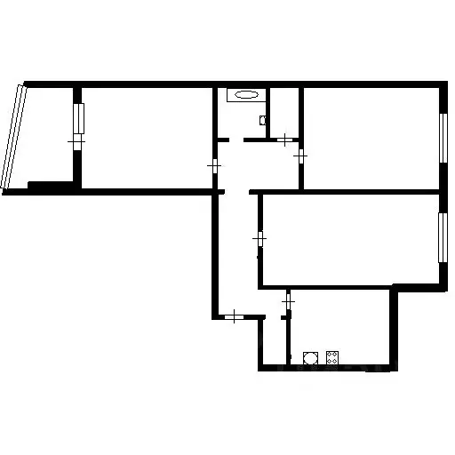 3-к кв. Хакасия, Усть-Абакан рп ул. Щорса, 45Б (64.9 м) - Фото 1