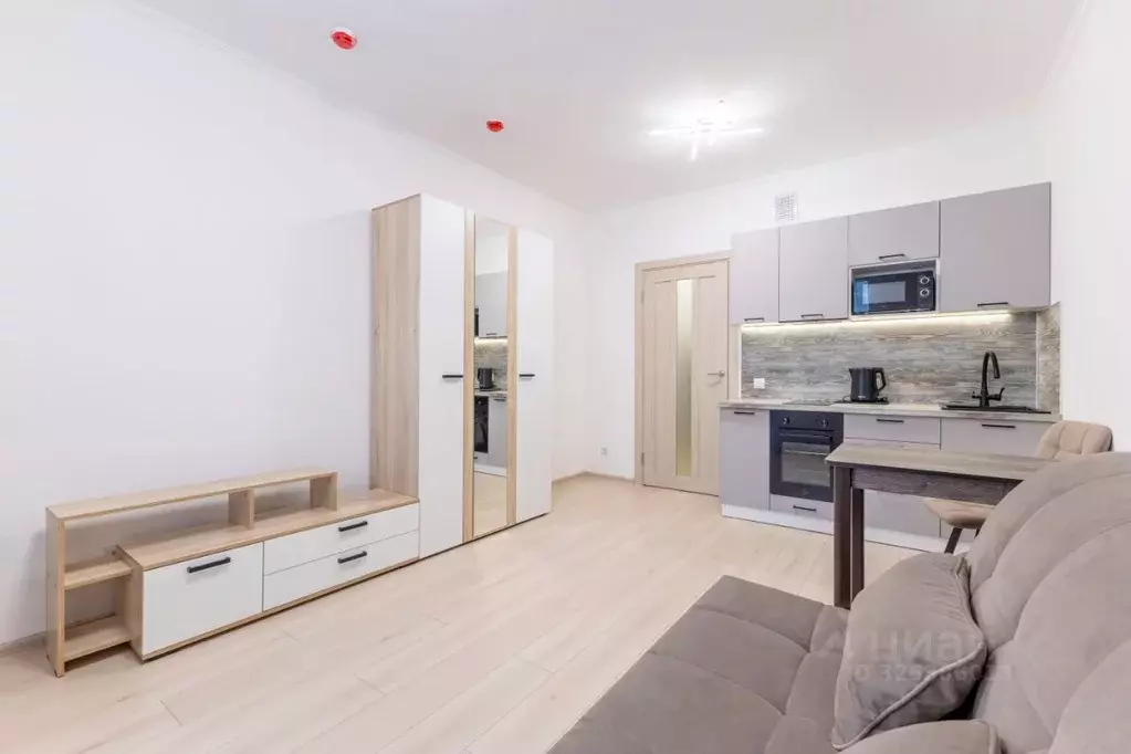 Студия Ленинградская область, Мурино Всеволожский район, ул. ... - Фото 2