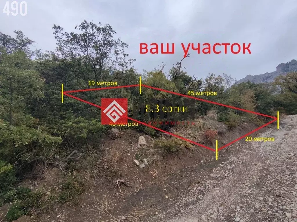 Участок в Крым, Ялта муниципальный округ, Кореиз пгт, пос. Мисхор  ... - Фото 2