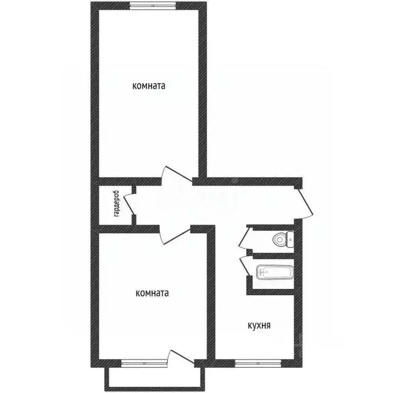 2-к кв. Алтайский край, Бийск ул. Виктора Петрова, 2/1 (44.7 м) - Фото 1