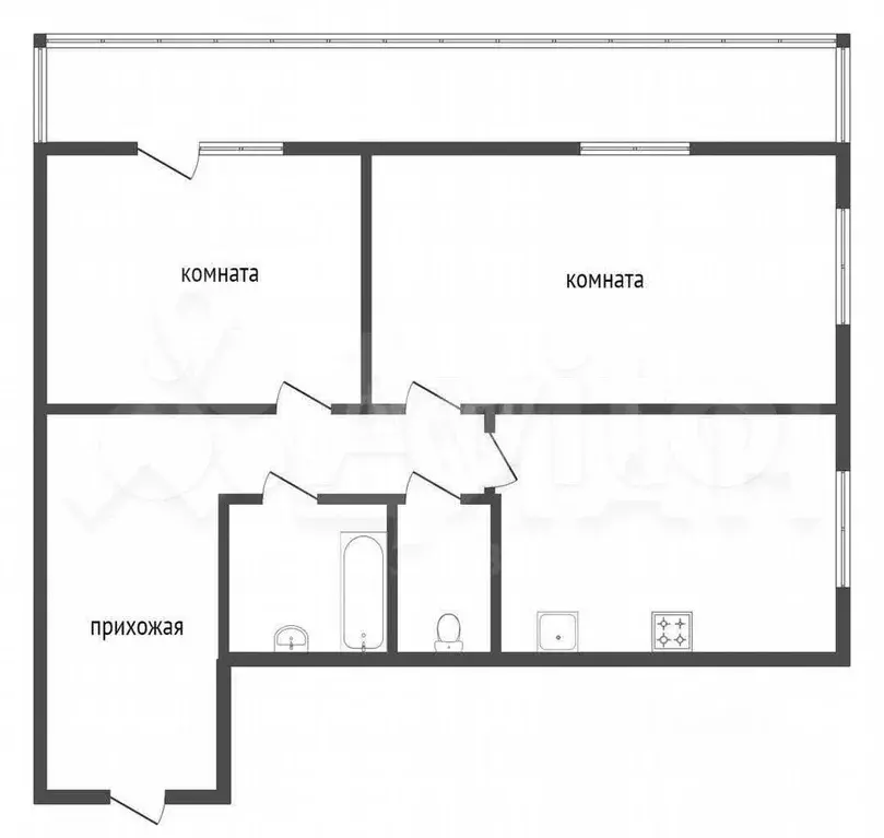 2-к. квартира, 40 м, 10/10 эт. - Фото 0