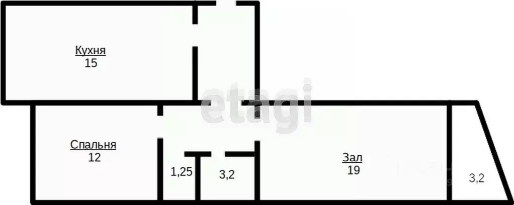 2-к кв. Саратовская область, Саратов ул. Имени П.М. Зыбина, 6 (59.8 м) - Фото 1