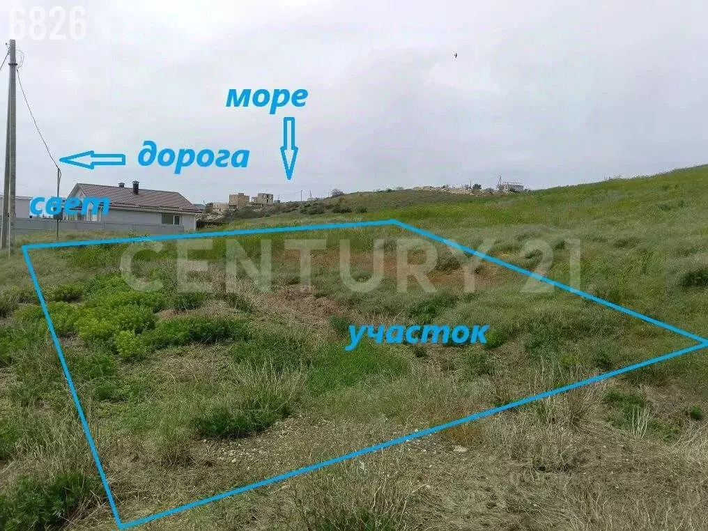 Участок в Севастополь ш. Качинское, 168 (10.0 сот.) - Фото 2