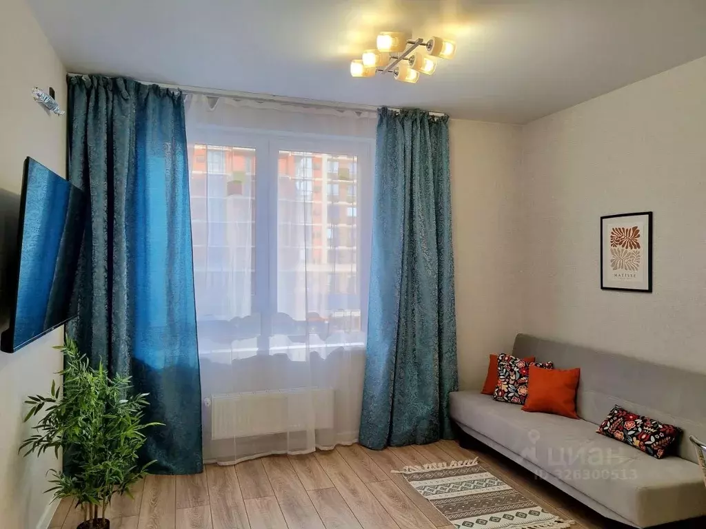 Студия Краснодарский край, Краснодар ул. Ивана Беличенко, 90к2 (23.0 ... - Фото 2