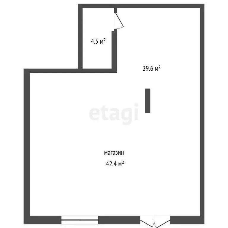 Помещение свободного назначения (76.5 м) - Фото 1