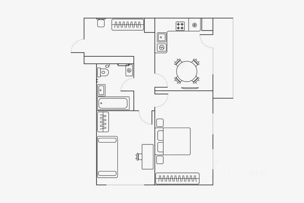 2-к кв. Липецкая область, Липецк ул. М.И. Неделина, 4Д (53.0 м) - Фото 2