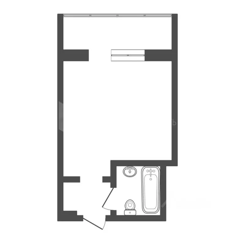Студия Тюменская область, Тюмень ул. Мельникайте, 113 (15.0 м) - Фото 1