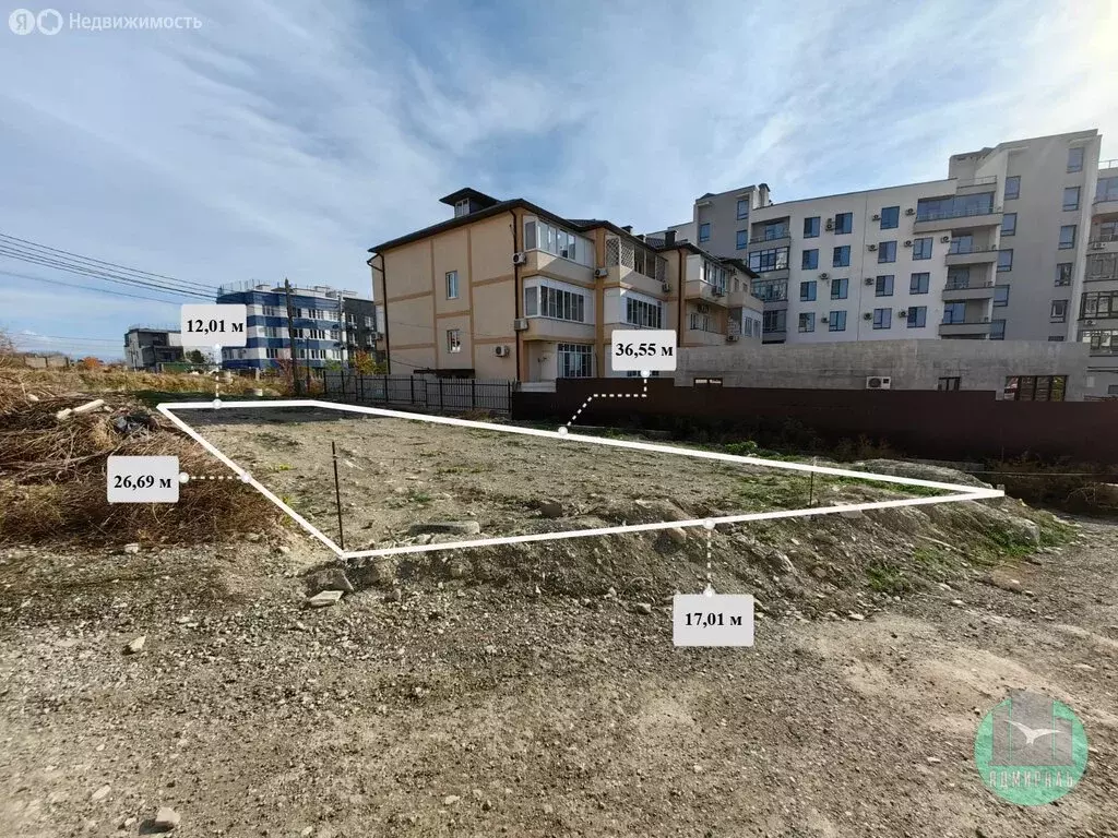 Участок в село Мысхако, улица Владимира Кайды (4 м) - Фото 2