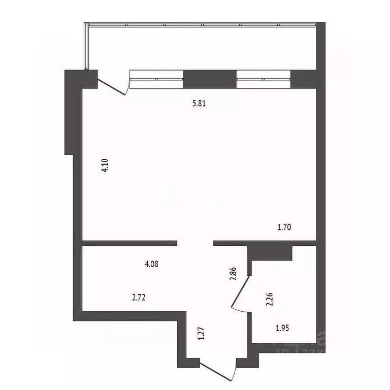 Студия Красноярский край, Красноярск ул. Калинина, 175А (35.4 м) - Фото 2