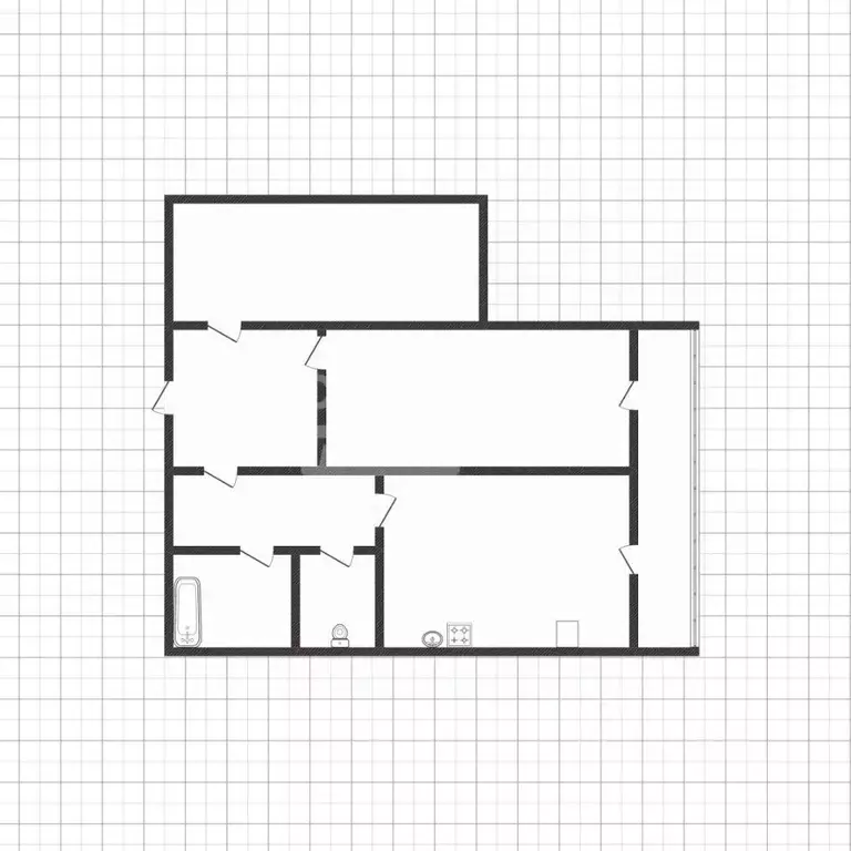 2-к кв. Липецкая область, Липецк ул. Сергея Казьмина, 2 (51.0 м) - Фото 2