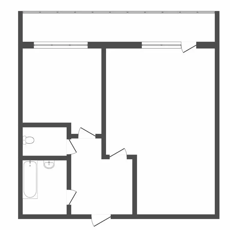 1-комнатная квартира: Тюмень, Минская улица, 5 (29.5 м) - Фото 1