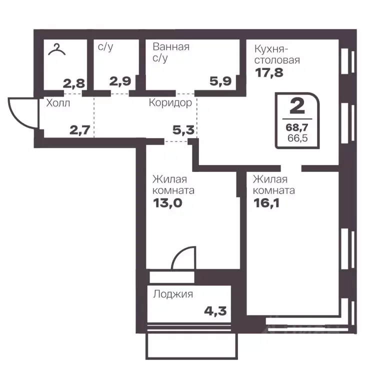 2-к кв. Челябинская область, Магнитогорск Голос Притяжение жилой ... - Фото 1