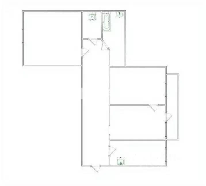 3-к кв. Пензенская область, Пенза ул. Толстого, 5 (60.8 м) - Фото 2