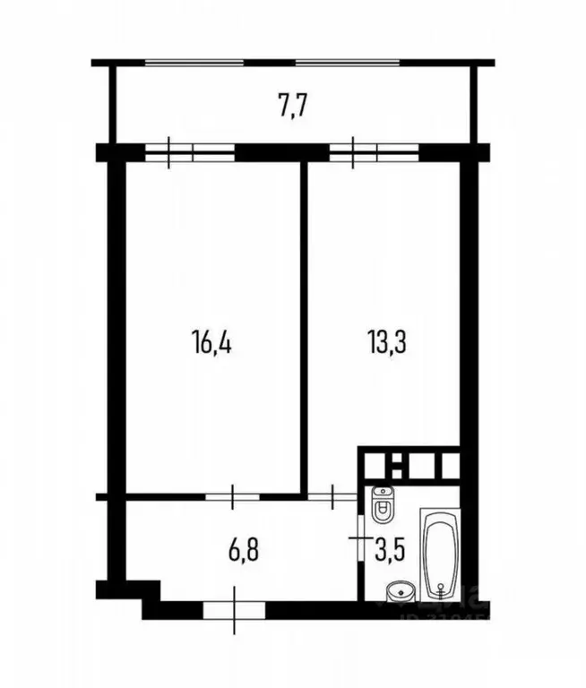 1-к кв. Краснодарский край, Краснодар Старокубанская ул., 139 (40.0 м) - Фото 1