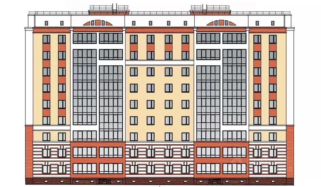 2-к кв. Омская область, Омск ул. А.Н. Кабанова, 2 (71.75 м) - Фото 0