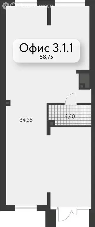 Помещение свободного назначения (88.75 м) - Фото 2