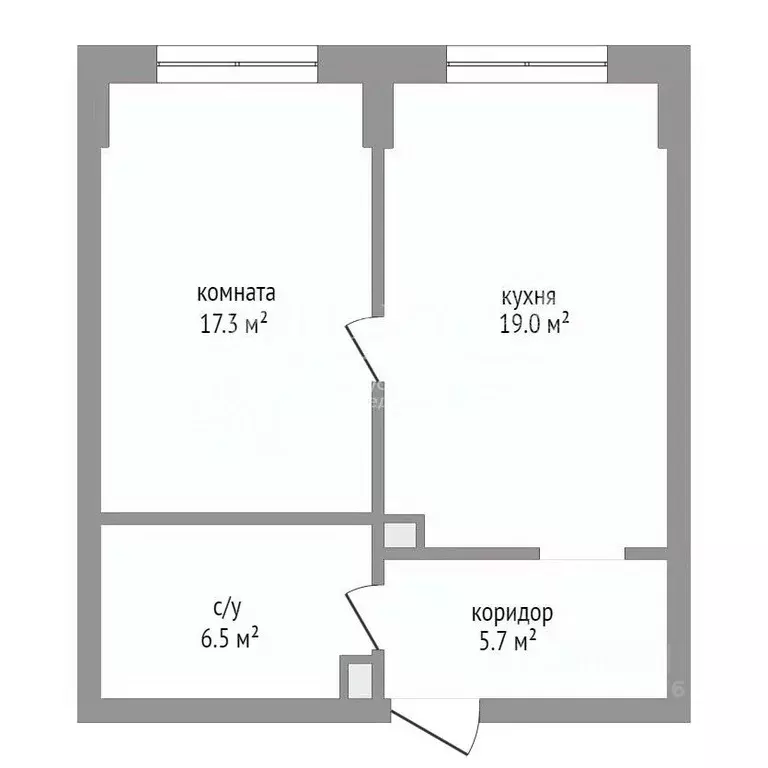 1-к кв. Москва ул. Василия Ланового, 6к2 (48.5 м) - Фото 2