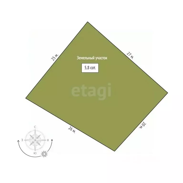 Участок в Челябинская область, Миасс ул. Ветеранов, 2/1 (5.8 сот.) - Фото 2