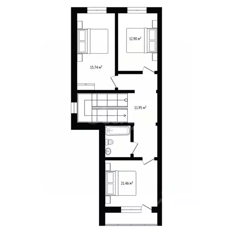 Таунхаус в Новосибирская область, Бердск ул. 8 Марта, 52 (161 м) - Фото 2