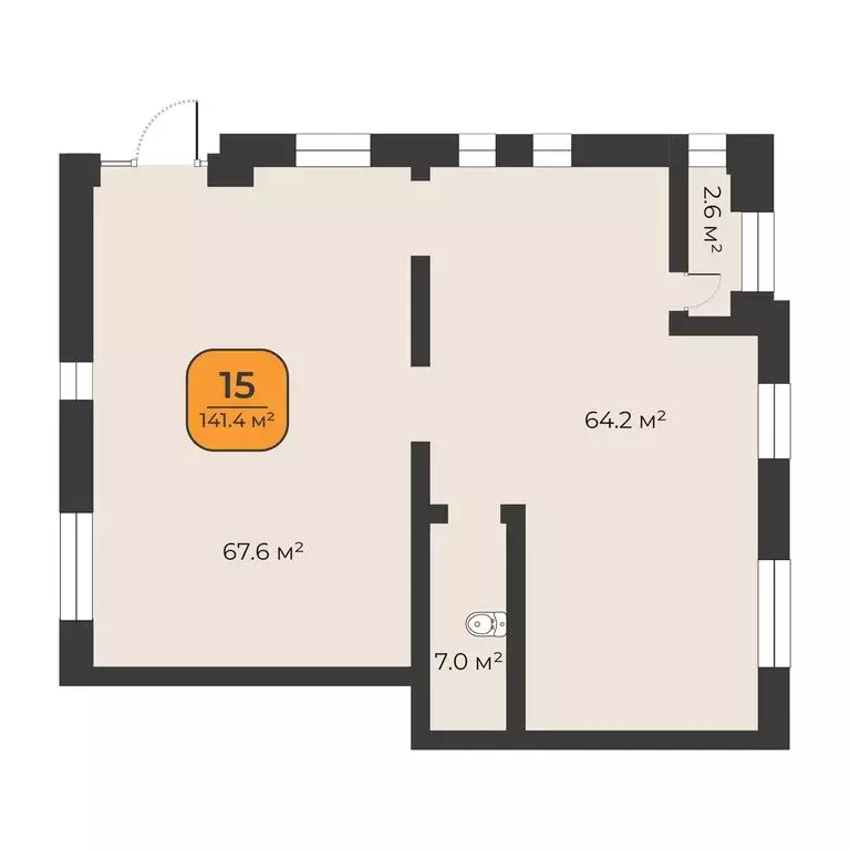 Помещение свободного назначения (141.4 м) - Фото 2