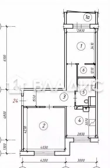 2-к кв. Москва ул. Академика Янгеля, 14К8 (52.1 м) - Фото 2