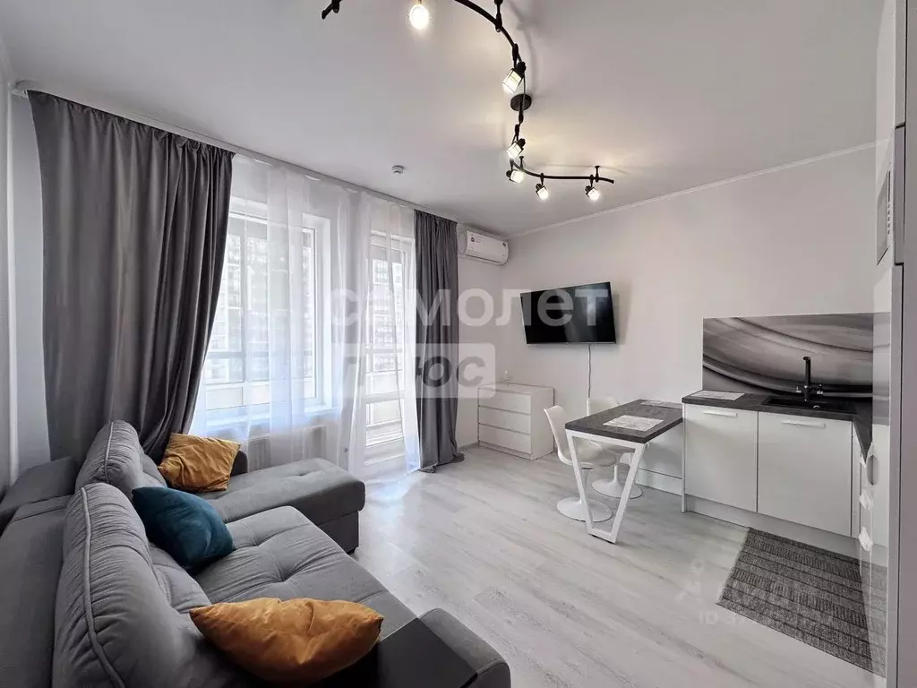 Студия Санкт-Петербург ул. Верхне-Каменская, 9к1 (24.2 м) - Фото 1