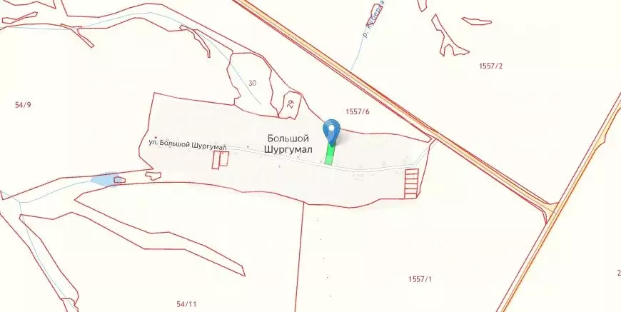 Участок в Марий Эл, Советский район, Кужмаринское с/пос, д. Большой ... - Фото 1