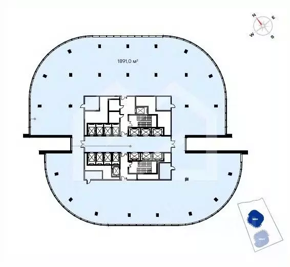 Офис в Москва ул. Нижние Мневники, 3С1 (1891 м) - Фото 2