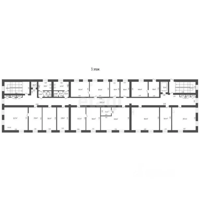 Офис в Ростовская область, Ростов-на-Дону Зоологическая ул., 26Б (1459 ... - Фото 2