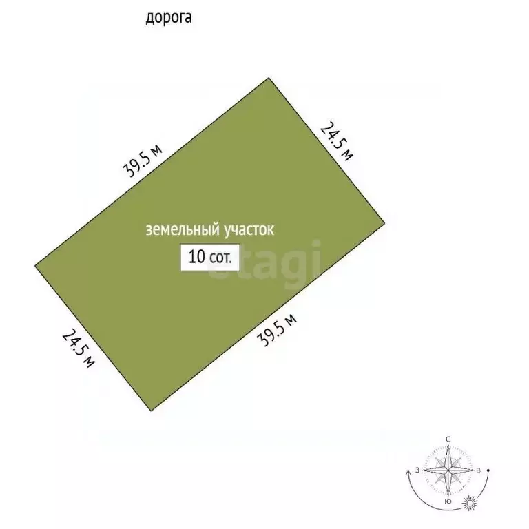 Участок в Тамбовская область, Тамбовский муниципальный округ, д. ... - Фото 2