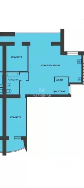 3-к кв. Нижегородская область, Нижний Новгород ул. Максима Горького, ... - Фото 2