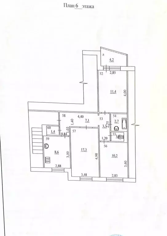 3-комнатная квартира: Самара, Советская улица, 11 (63 м) - Фото 1