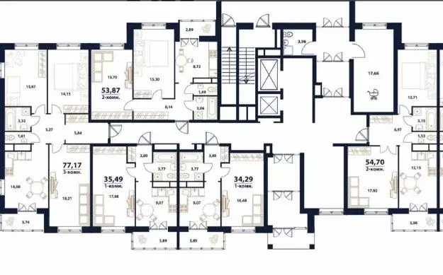 1-к кв. Ульяновская область, Ульяновск Новый Город мкр, 17-й кв-л, ... - Фото 1