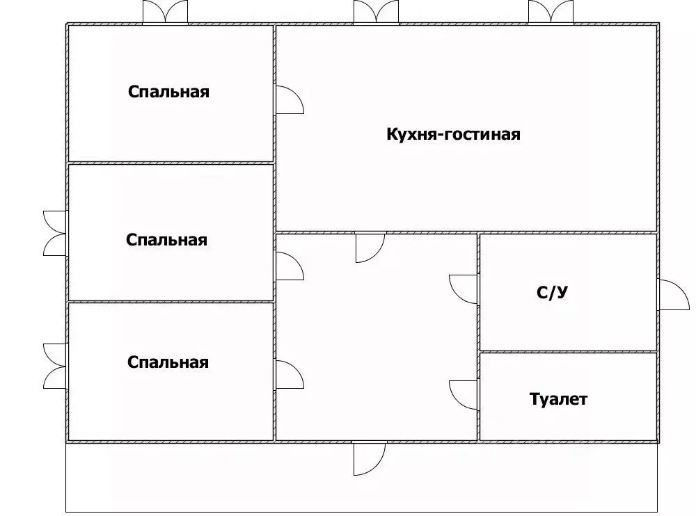 Дом в Башкортостан, Иглинский сельсовет, с. Иглино ул. Дачная (110 м) - Фото 1