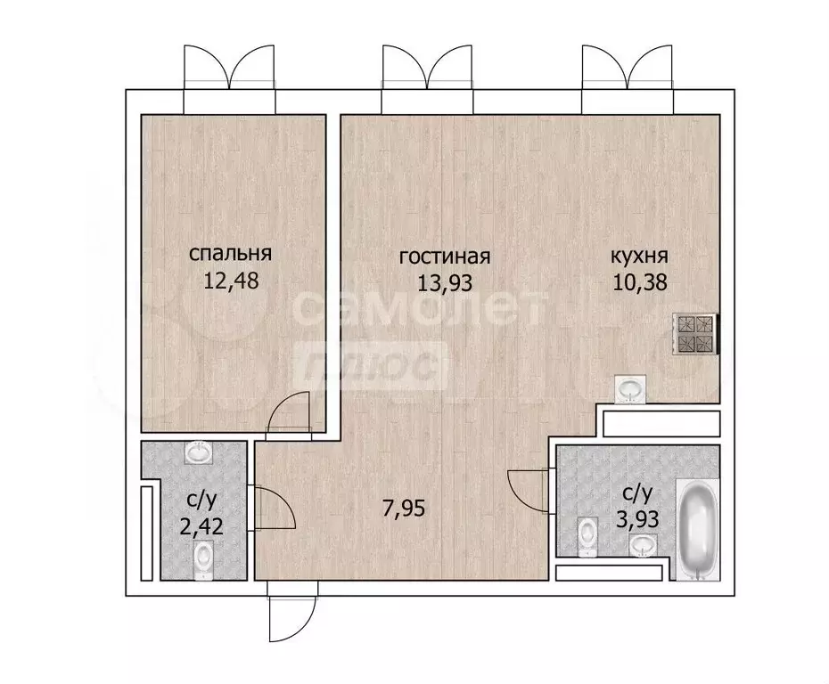 Продам помещение свободного назначения, 51.09 м - Фото 0