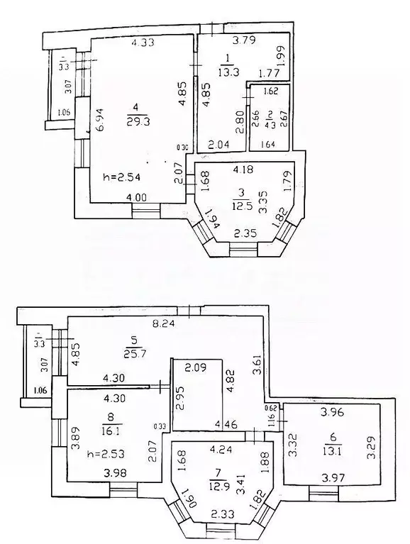 3-к кв. Чувашия, Новочебоксарск ул. Винокурова, 8 (130.6 м) - Фото 2