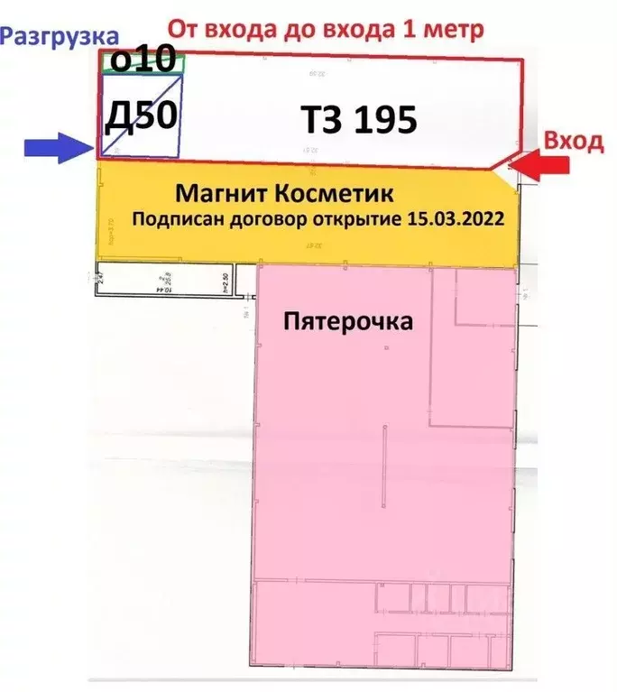 Торговая площадь в Тверская область, Кимры ул. Орджоникидзе, 53 (265 ... - Фото 0